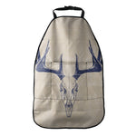 Vintage Deer Skull Print Car Seat Organizers