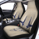 Vintage Deer Skull Print Universal Fit Car Seat Covers