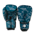 Vintage Dolphins Pattern Print Boxing Gloves