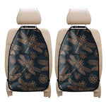 Vintage Dragonfly Pattern Print Car Seat Organizers