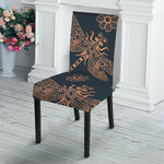 Vintage Dragonfly Pattern Print Dining Chair Slipcover