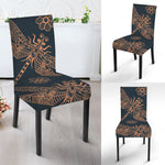 Vintage Dragonfly Pattern Print Dining Chair Slipcover