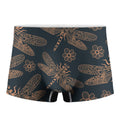 Vintage Dragonfly Pattern Print Men's Boxer Briefs