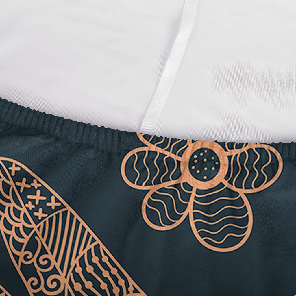 Vintage Dragonfly Pattern Print Sofa Cover