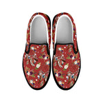 Vintage Dream Catcher Pattern Print Black Slip On Shoes