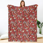 Vintage Dream Catcher Pattern Print Blanket
