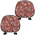Vintage Dream Catcher Pattern Print Car Headrest Covers