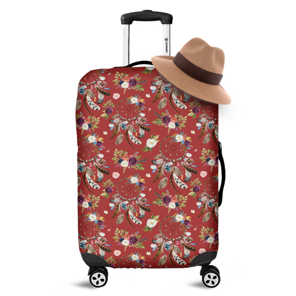 Vintage Dream Catcher Pattern Print Luggage Cover