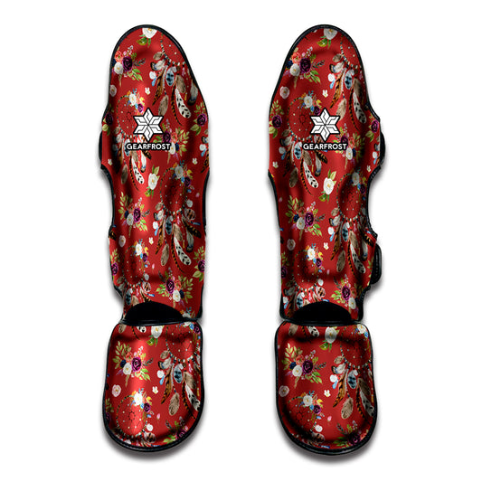 Vintage Dream Catcher Pattern Print Muay Thai Shin Guard
