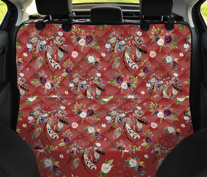 Vintage Dream Catcher Pattern Print Pet Car Back Seat Cover