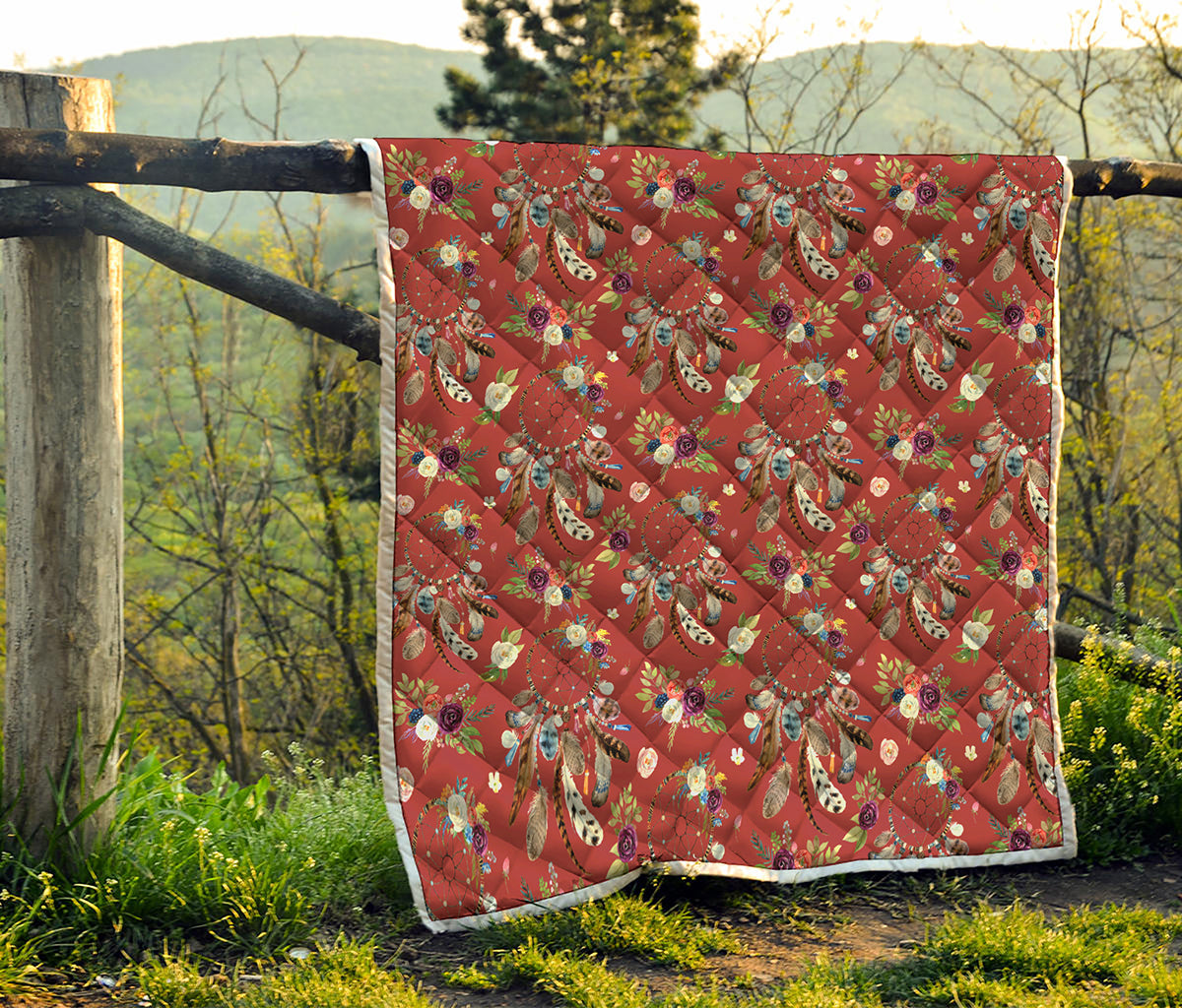Vintage Dream Catcher Pattern Print Quilt