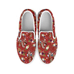 Vintage Dream Catcher Pattern Print White Slip On Shoes