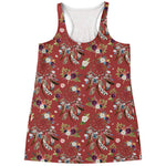 Vintage Dream Catcher Pattern Print Women's Racerback Tank Top