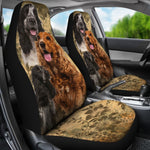 Vintage English Cocker Spaniel Universal Fit Car Seat Covers GearFrost