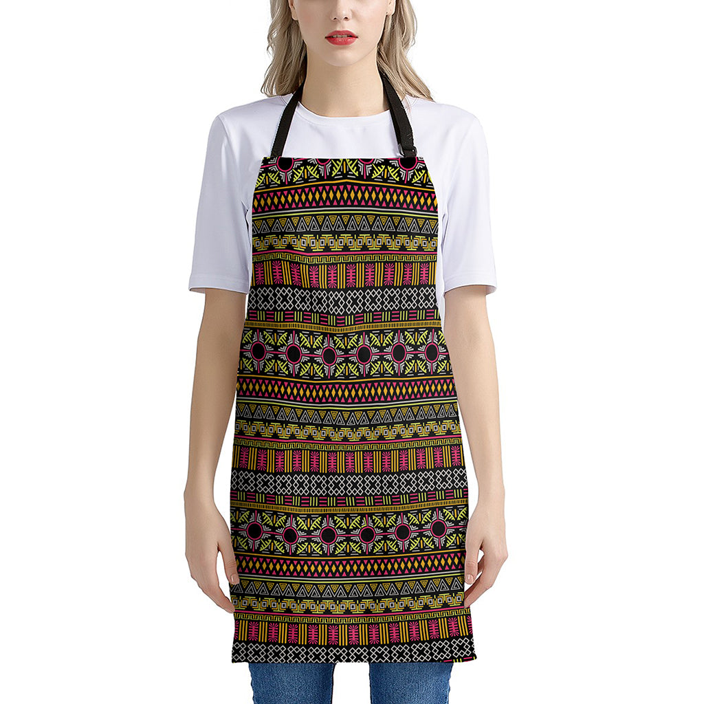 Vintage Ethnic Pattern Print Apron