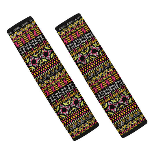 Vintage Ethnic Pattern Print Car Seat Belt Covers