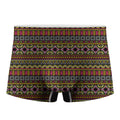 Vintage Ethnic Pattern Print Men's Boxer Briefs