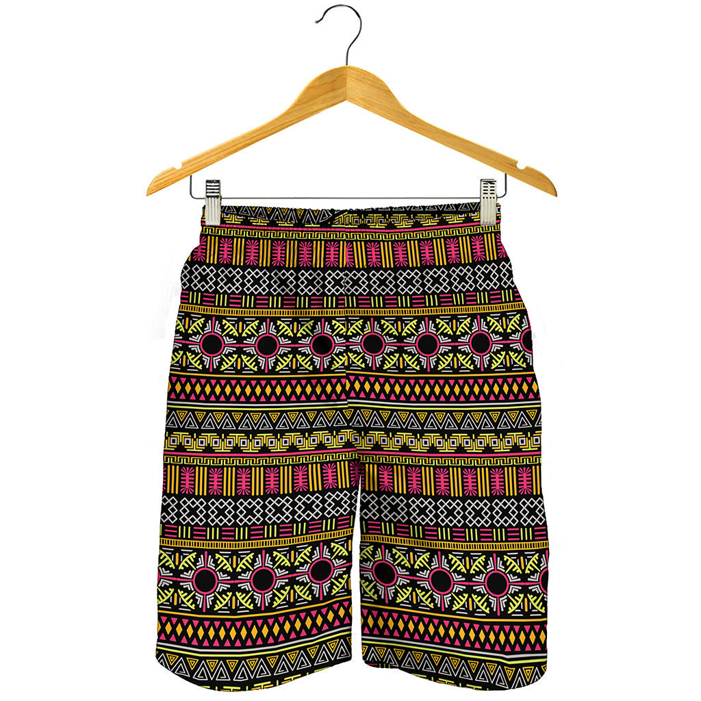 Vintage Ethnic Pattern Print Men's Shorts