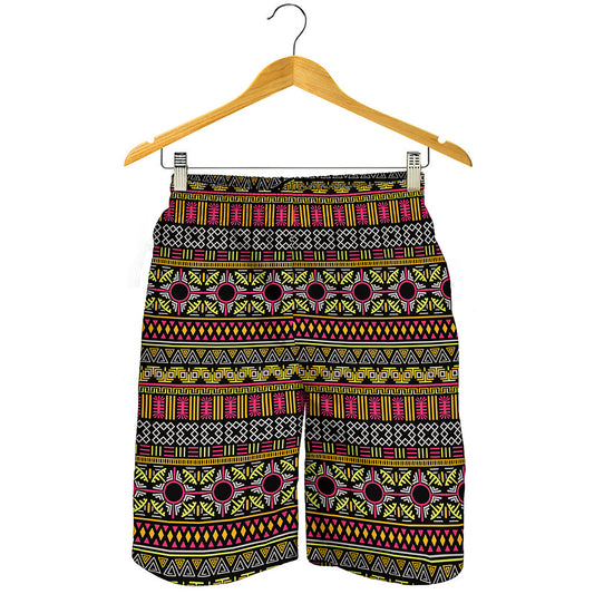Vintage Ethnic Pattern Print Men's Shorts