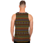 Vintage Ethnic Pattern Print Men's Tank Top