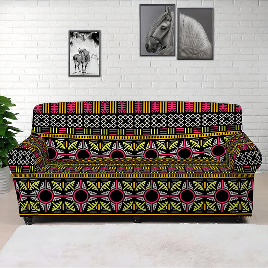 Vintage Ethnic Pattern Print Sofa Cover