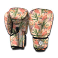 Vintage Flamingo Pattern Print Boxing Gloves