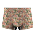Vintage Flamingo Pattern Print Men's Boxer Briefs