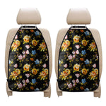 Vintage Floral Flower Pattern Print Car Seat Organizers