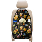 Vintage Floral Flower Pattern Print Car Seat Organizers