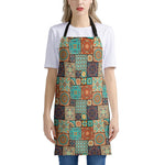 Vintage Floral Patchwork Pattern Print Apron