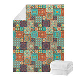 Vintage Floral Patchwork Pattern Print Blanket
