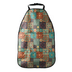 Vintage Floral Patchwork Pattern Print Car Seat Organizers