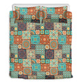 Vintage Floral Patchwork Pattern Print Duvet Cover Bedding Set