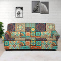 Vintage Floral Patchwork Pattern Print Sofa Cover