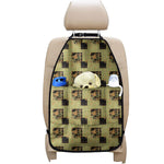 Vintage Flower Patchwork Pattern Print Car Seat Organizers