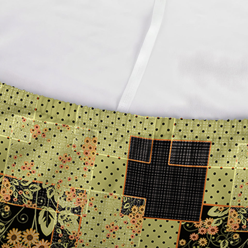 Vintage Flower Patchwork Pattern Print Sofa Cover