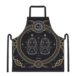 Vintage Gemini Zodiac Sign Print Apron