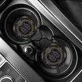 Vintage Gemini Zodiac Sign Print Car Coasters