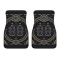 Vintage Gemini Zodiac Sign Print Front Car Floor Mats