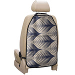 Vintage Geometric Leaf Pattern Print Car Seat Organizers