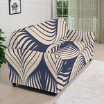 Vintage Geometric Leaf Pattern Print Sofa Cover
