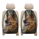 Vintage German Shepherd Portrait Print Car Seat Organizers
