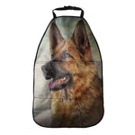 Vintage German Shepherd Portrait Print Car Seat Organizers