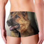 Vintage German Shepherd Portrait Print Men's Boxer Briefs