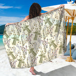 Vintage Giraffe Print Beach Sarong Wrap