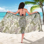 Vintage Giraffe Print Beach Sarong Wrap