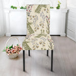 Vintage Giraffe Print Dining Chair Slipcover