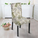 Vintage Giraffe Print Dining Chair Slipcover