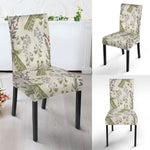 Vintage Giraffe Print Dining Chair Slipcover