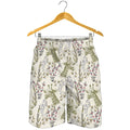 Vintage Giraffe Print Men's Shorts